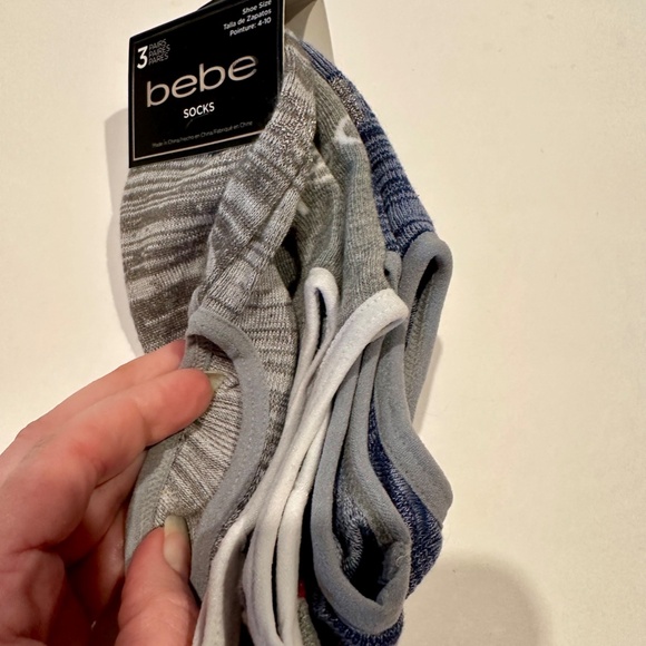 Bebe Socks. 3 pair. - Picture 3 of 3